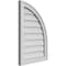 Ekena Millwork Quarter Round Top Right Surface Mount PVC Gable Vent w/ 2"W x 2"P Brickmould Sill Frame, 18"W x 26"H GVPQR18X2603SN - alternate 3
